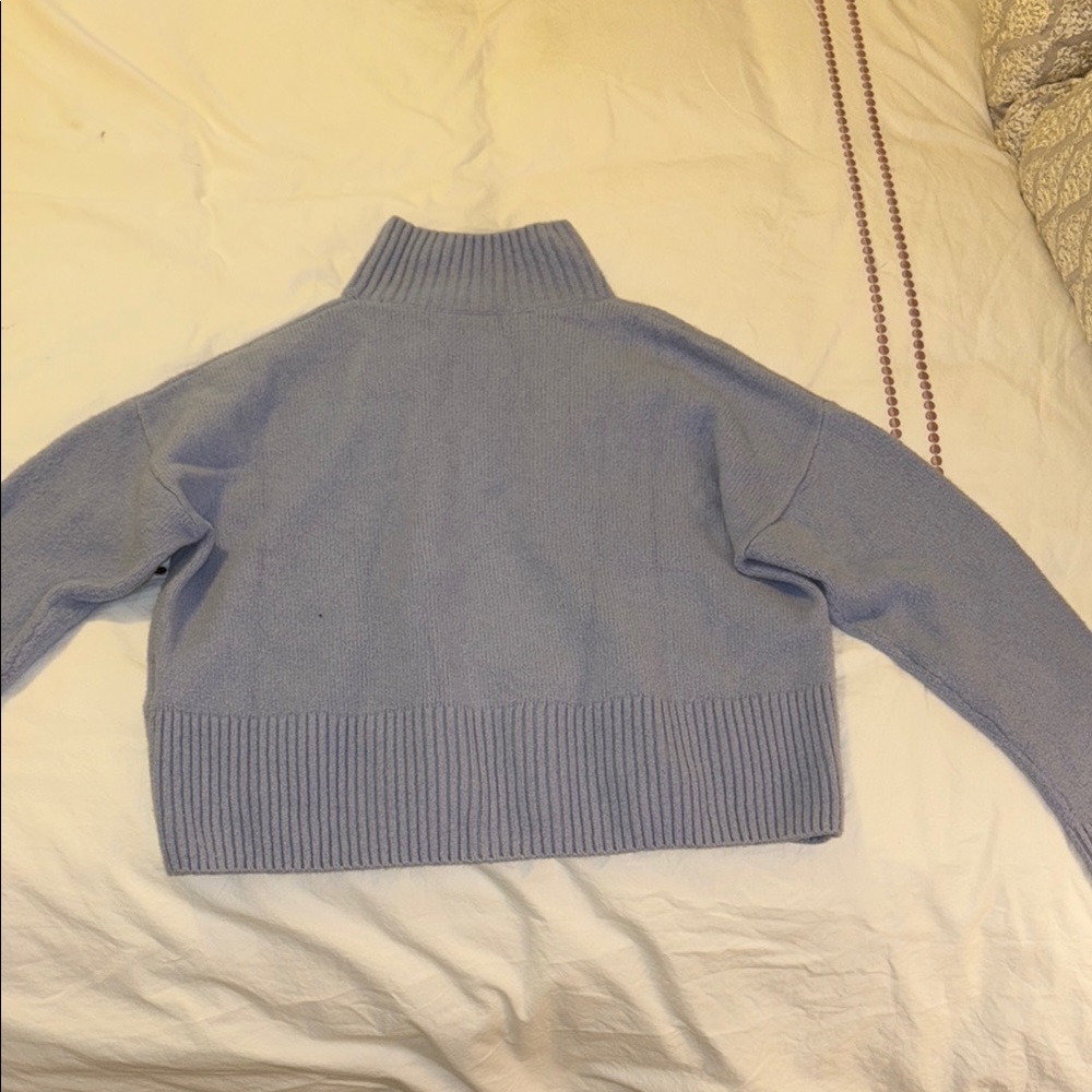 & Other Stories Periwinkle / Light Blue Turtleneck Sweater